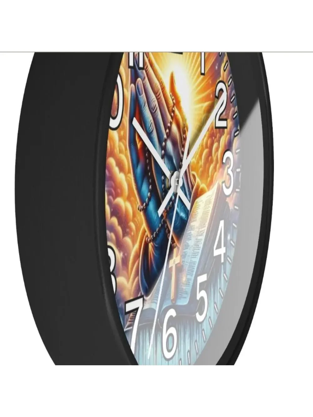 The Power Of Prayer Glow In The Dark Wall Clock New!